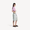 Women’s 520 stickers cropped t-shirt in old pink/white