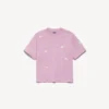 Women’s 520 stickers medium fit t-shirt  in old pink/white