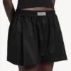 Women’s a-line boxer shorts in black