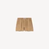 Women’s a-line boxer shorts in sand beige Women’s a-line boxer shorts in sand beige