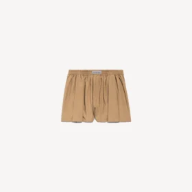 Women’s a-line boxer shorts in sand beige