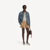 Women’s a-line boxer shorts in sand beige Women’s a-line boxer shorts in sand beige