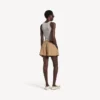 Women’s a-line boxer shorts in sand beige Women’s a-line boxer shorts in sand beige