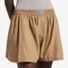Women’s a-line boxer shorts in sand beige Women’s a-line boxer shorts in sand beige