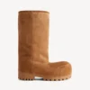 Women’s alaska fur high boot in brown Women’s alaska fur high boot in brown