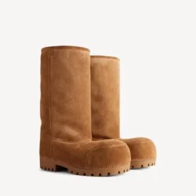 Women’s alaska fur high boot in brown