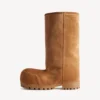 Women’s alaska fur high boot in brown Women’s alaska fur high boot in brown