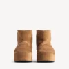 Women’s alaska platform bootie in brown/white Women’s alaska platform bootie in brown/white