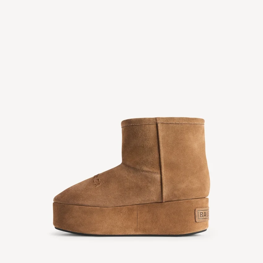 Women’s alaska platform bootie in brown/white Women’s alaska platform bootie in brown/white
