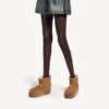 Women’s alaska platform bootie in brown/white Women’s alaska platform bootie in brown/white