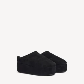 Women’s alaska soft platform mule in black