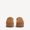 Women’s alaska soft platform mule in brown/white Women’s alaska soft platform mule in brown/white