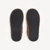 Women’s alaska soft platform mule in brown/white Women’s alaska soft platform mule in brown/white