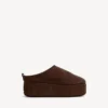 Women’s alaska soft platform mule in light espresso Women’s alaska soft platform mule in light espresso