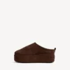 Women’s alaska soft platform mule in light espresso Women’s alaska soft platform mule in light espresso