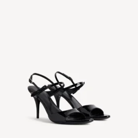 Women’s avenue bow sandal in black/silver