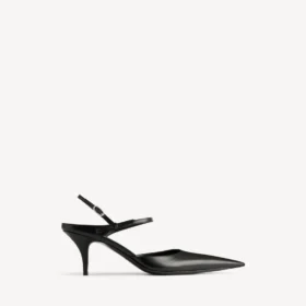 Women’s avenue bow slingback in black/silver