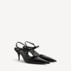 Women’s avenue bow slingback in black/silver Women’s avenue bow slingback in black/silver