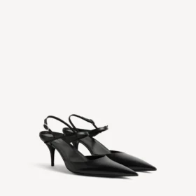 Women’s avenue bow slingback in black/silver
