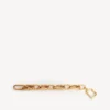 Women’s b link bracelet in shiny gold Women’s b link bracelet in shiny gold