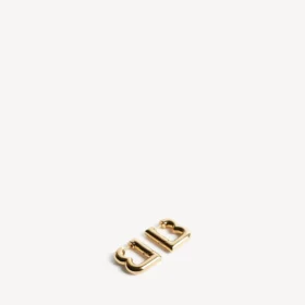 Women’s b xs earrings in shiny gold Women’s b xs earrings in shiny gold