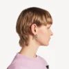 Women’s b xs earrings in shiny silver