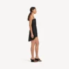 Women’s babydoll strap dress in black Women’s babydoll strap dress in black