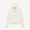 Women’s balenciaga back medium fit hoodie in cream Women’s balenciaga back medium fit hoodie in cream