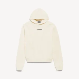 Women’s balenciaga back medium fit hoodie  in cream