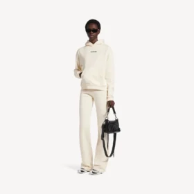 Women’s balenciaga back medium fit hoodie  in cream