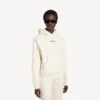 Women’s balenciaga back medium fit hoodie in cream Women’s balenciaga back medium fit hoodie in cream