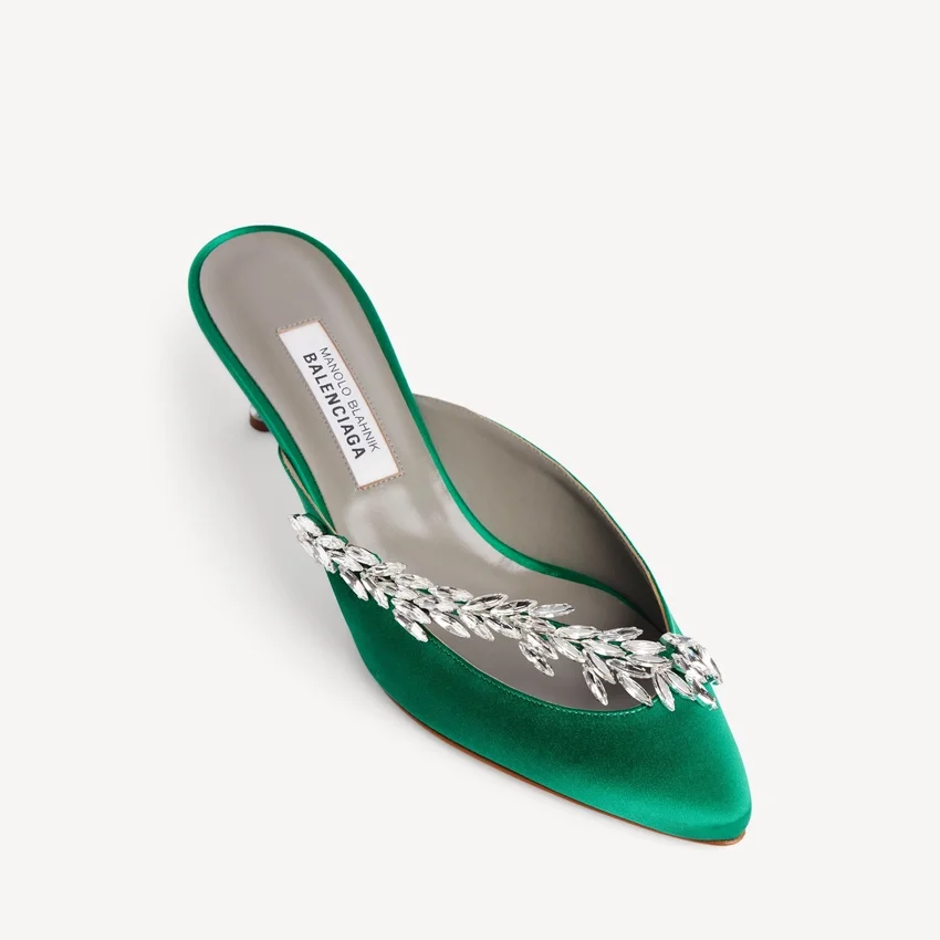 Women’s balenciaga | manolo blahnik mule in grass Women’s balenciaga | manolo blahnik mule in grass