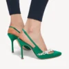 Women’s balenciaga | manolo blahnik slingback in grass