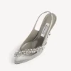 Women’s balenciaga | manolo blahnik slingback in grey plume