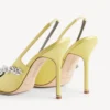 Women’s balenciaga | manolo blahnik slingback in lime Women’s balenciaga | manolo blahnik slingback in lime