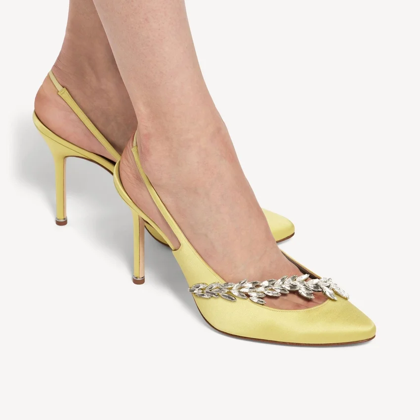 Women’s balenciaga | manolo blahnik slingback in lime Women’s balenciaga | manolo blahnik slingback in lime