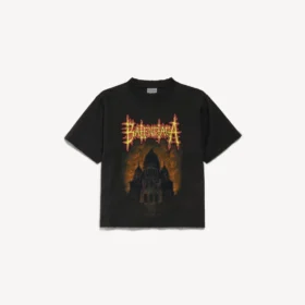 Women’s balenciaga sacra cœur medium fit t-shirt  in black