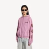 Women’s balenciaga sacra cœur medium fit zip-up hoodie in old pink Women’s balenciaga sacra cœur medium fit zip-up hoodie in old pink