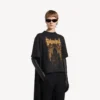 Women’s balenciaga sacra cœur train t-shirt in black Women’s balenciaga sacra cœur train t-shirt in black
