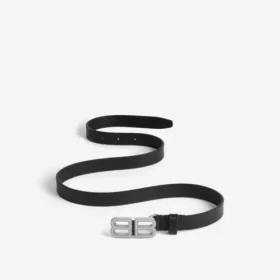 Women’s bb hourglass thin belt in black
