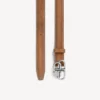Women’s bb thin belt in camel