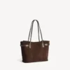 Women’s bel air tote bag medium in light espresso