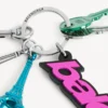 Women’s biker balenciaga charm/keychain in pink/black