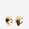 Women’s bloom xs earrings in shiny gold
