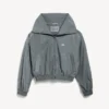 Women’s bodies high collar tracksuit jacket in elephant grey Women’s bodies high collar tracksuit jacket in elephant grey