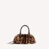 Women’s bolero bowling bag mini in beige/moka Women’s bolero bowling bag mini in beige/moka