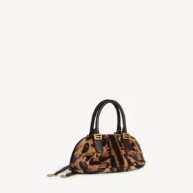 Women’s bolero bowling bag mini in beige/moka