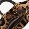 Women’s bolero bowling bag mini in beige/moka Women’s bolero bowling bag mini in beige/moka