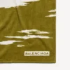 Women’s brush scratch beach towel in khaki