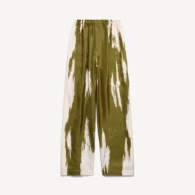 Women’s brush scratch pyjama pants in khaki